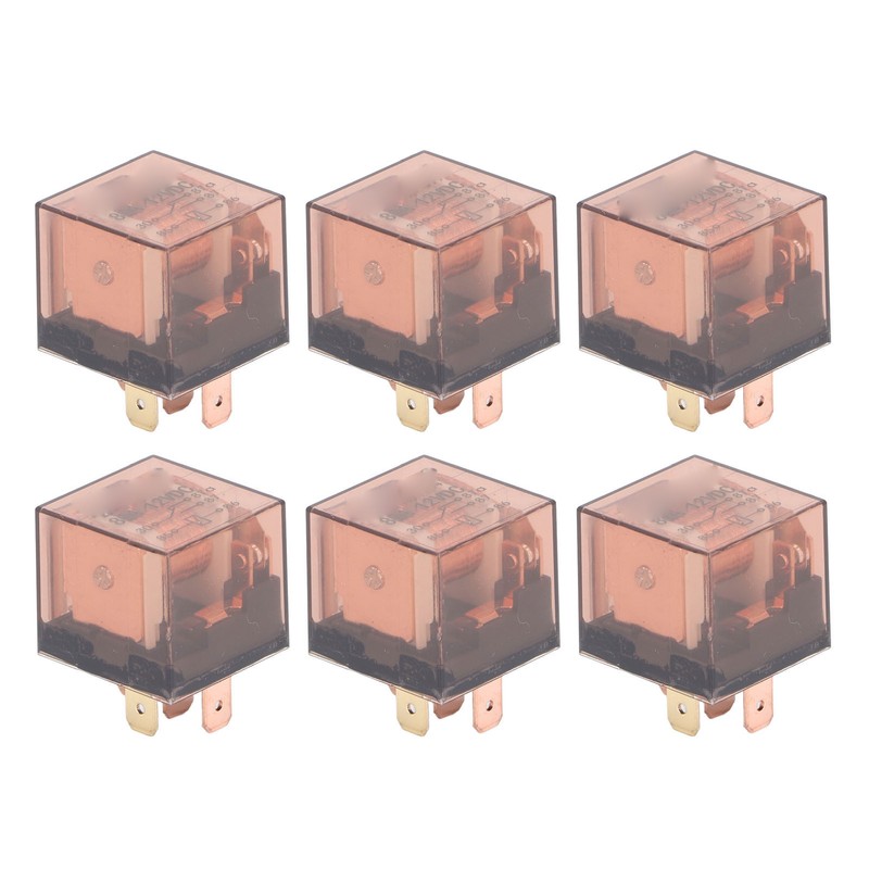 10 Pcs Waterproof Automotive Relay 80A 5 Pin SPDT Universal