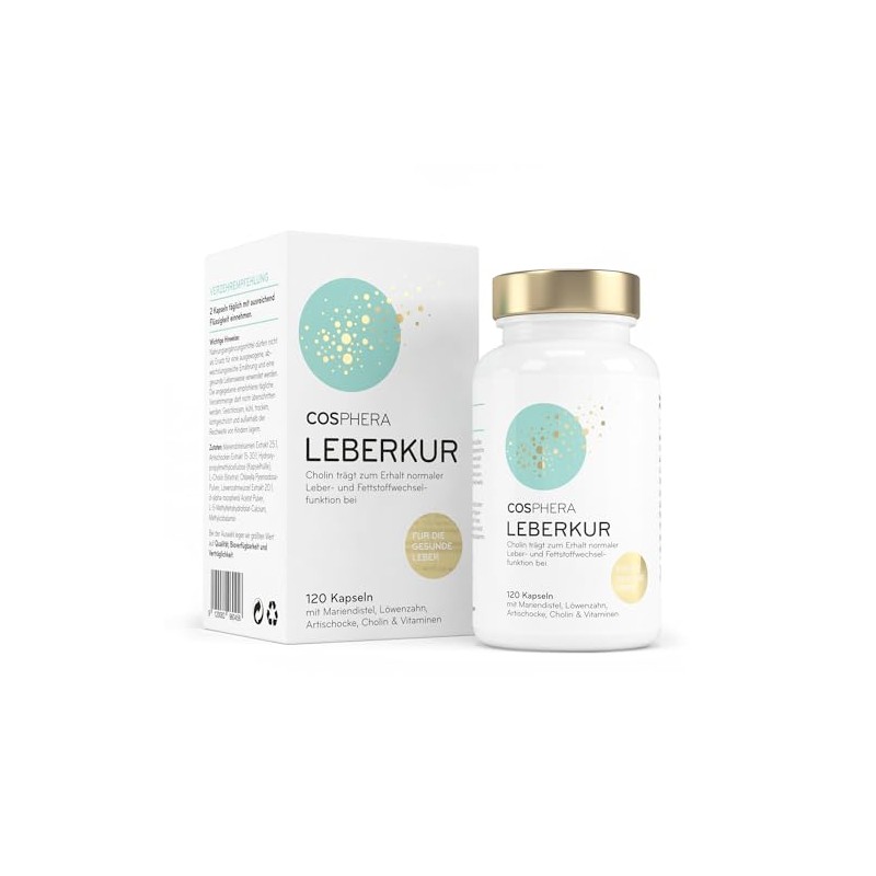 Leber Kur Mariendistel Kapseln hochdosiert