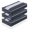 Underbed Storage Bag, 3 Pack Foldable Large Capacity Storage Non-Woven