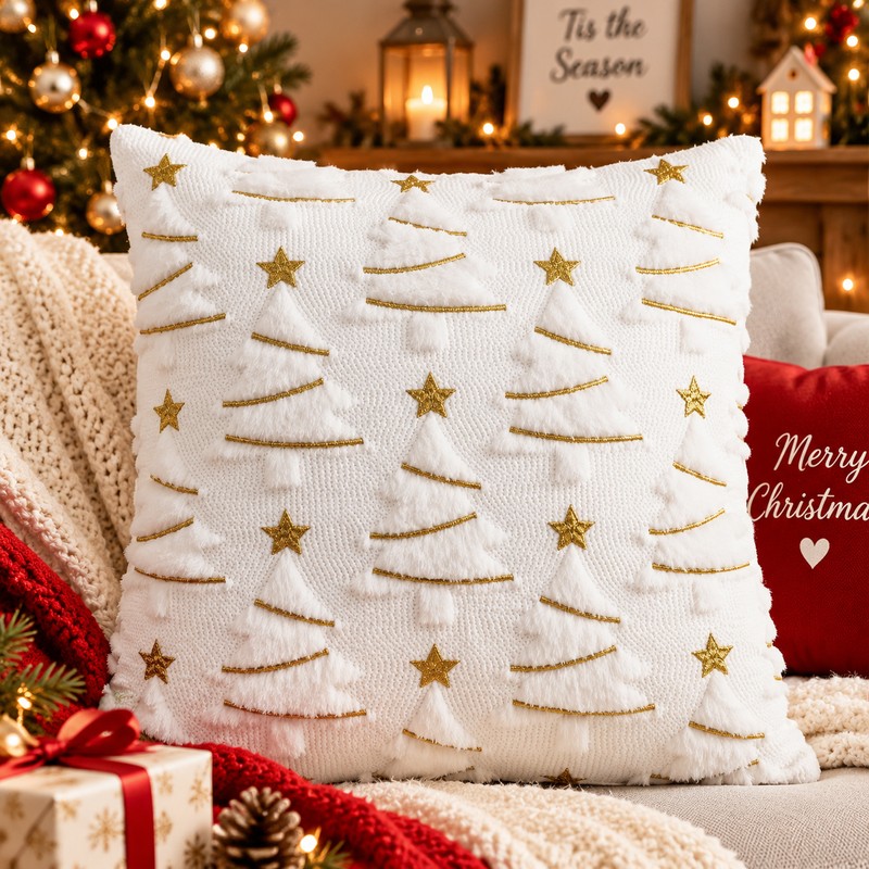 Halloween Imp Pillow Cover for Home Decor – 3D Embroidered