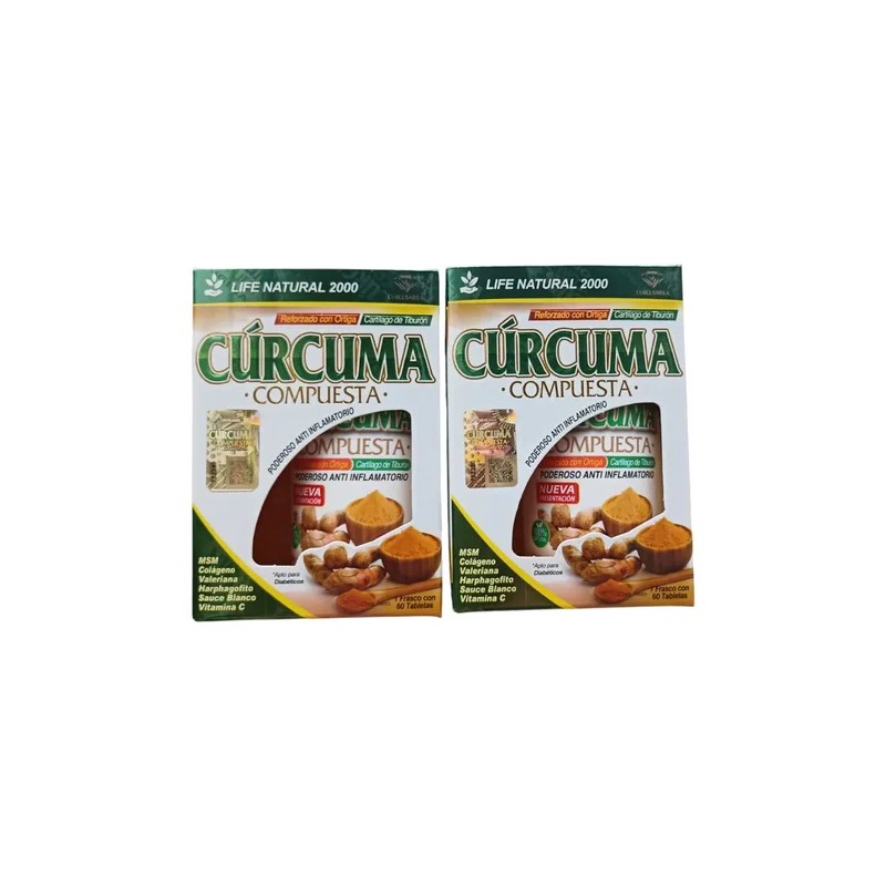 Curcuma Compuesta (2 Frascos) Original