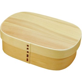 Yamako 803972 Shiramatsu Wappa Bento Box, Square