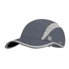 GADIEMKENSD Sport Hat 40+ UPF Inhibit UV Lightweight Baseball Cap Quick Drying Reflective Foldable Cap Water Repellency with Mesh Race Suitable for Running Outdoor Activity for Men Woman UV Light Cap