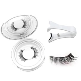 Ginani Magnetic Lashes,Magnetic Eyelashes with Applicator Natural Look,Ginani Magnet Eyelashes Kit,Reusable No Glue Needed Soft Lashes(Simple)