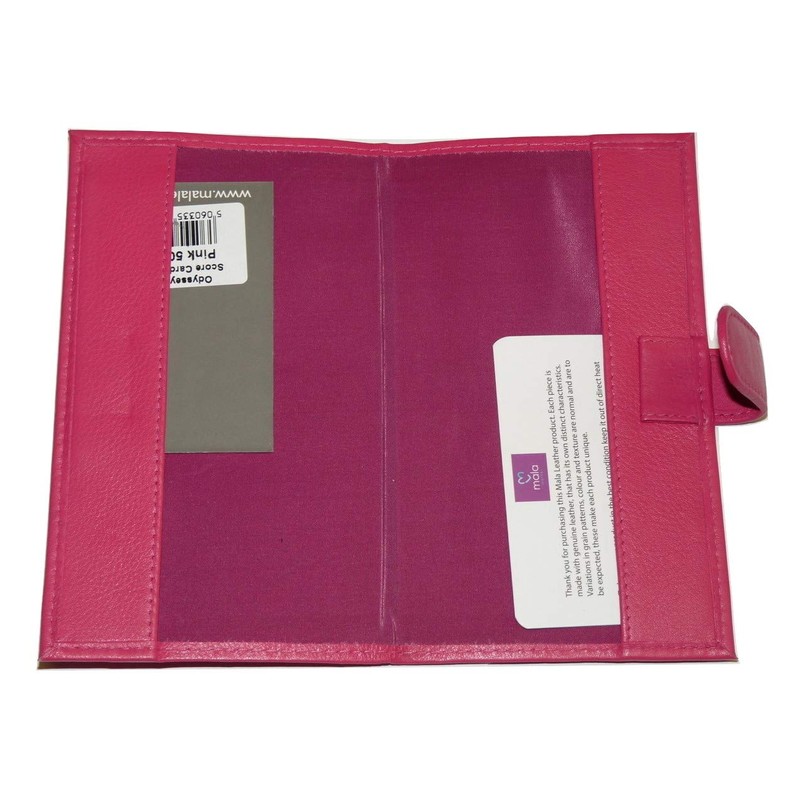 Mala Leather Golf Scorecard Holder - UK and European style