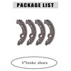 Brake Shoe Set 2 WD Both Wheels Replacement for Chuck