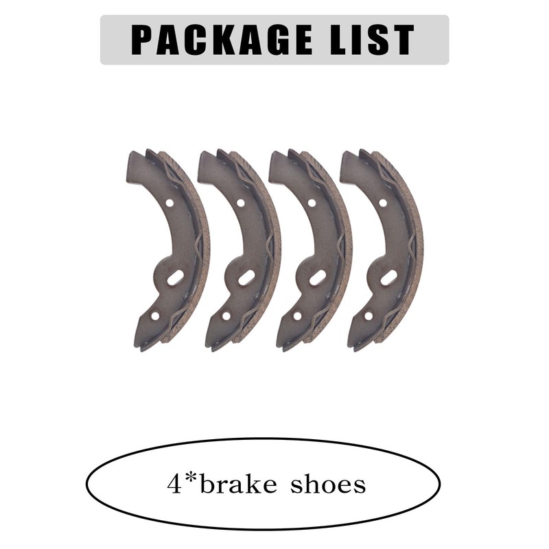 Brake Shoe Set 2 WD Both Wheels Replacement for Chuck