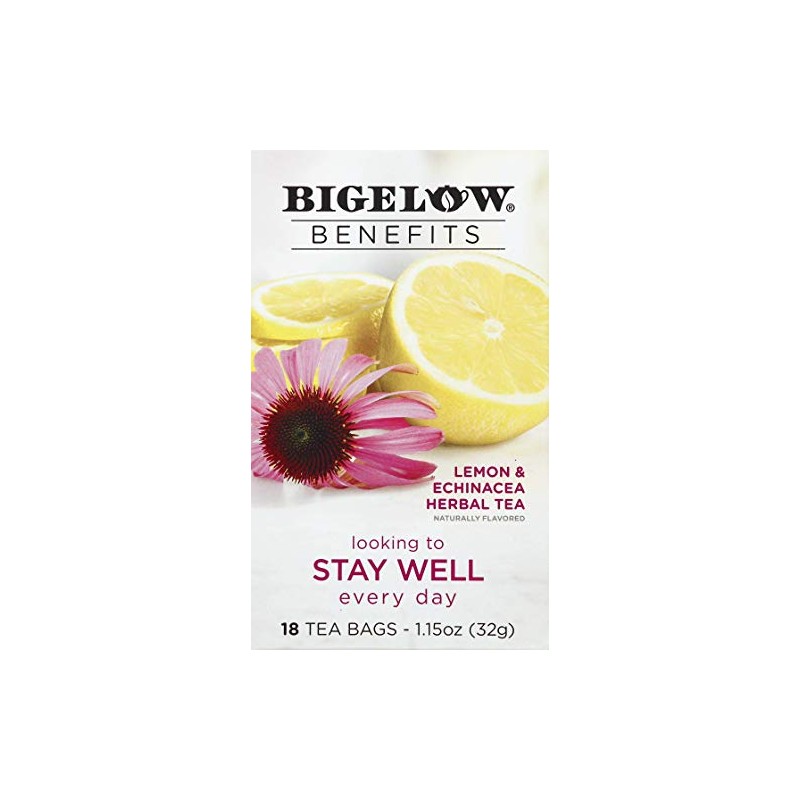 Bigelow Tea Lemon Echinacea, 18 ct, 3 Pack