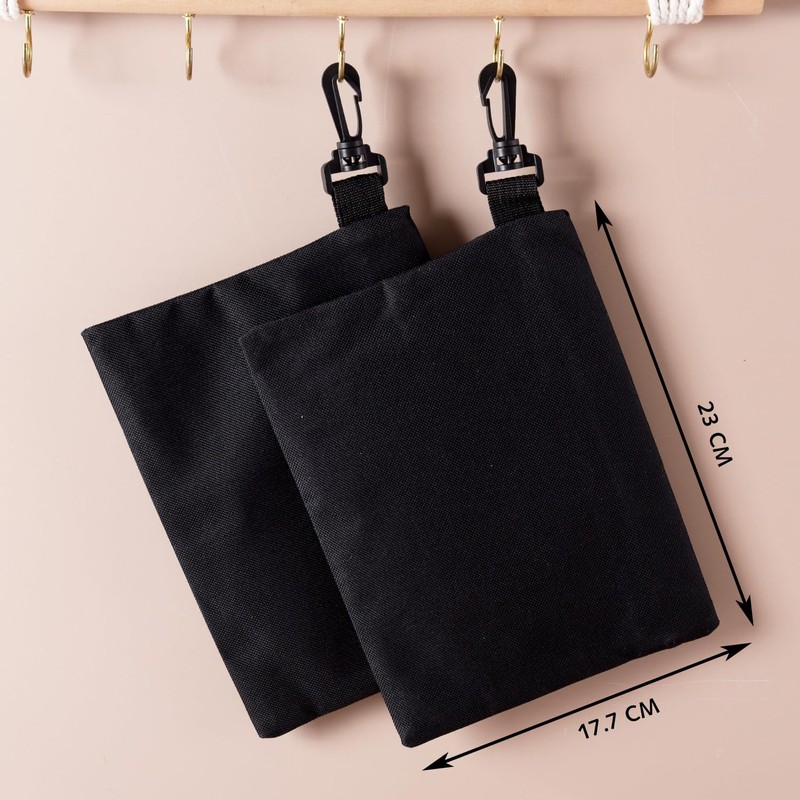 DILUSILK Small Tool Pouch,2 Pcs Tool Bag,Zipper Tool Pouch Bag,Tools