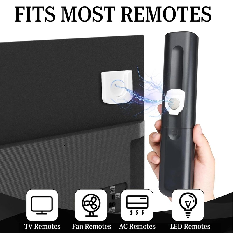DabbOo Pack of 4 Magnetic Wall Mount Remote Control Magnetic