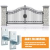 Dunzy Wall Mount Gate Hinges Wall Plate Hinges Heavy Duty