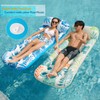 Jasonwell Inflatable Pool Float Lounge - 2 Pack Floaties Rafts
