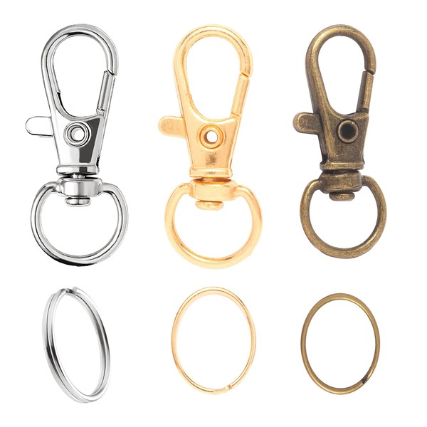 Key Ring Small Pack of 120 Carabiner Key Ring Craft