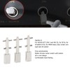 3pcs Toggle Switch Matte Chrome Coating Heavy Duty Toggle Flick