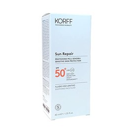 Korff Sun Repair Facial Fluid Soothing SPF 50+ Ultra High Protection Instant Soothing Light Texture No White Marks Suitable for Sensitive Skin 40ml