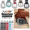 SUOSDEY Women Rhinestone Belt for Jeans, Western Cowgirl Bling Studded