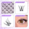 DAODER Natural Eyelash Extension DIY Wispy Lash Clusters 8-18MM Cluster