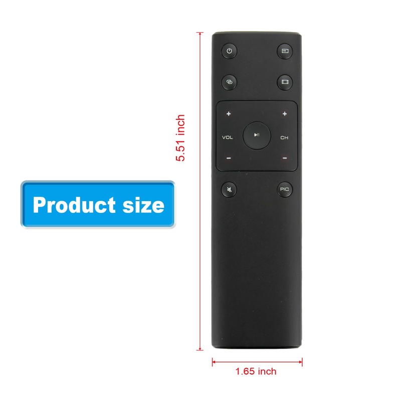 New Replace Remote Control XRT132 fit for VIZIO LED TV