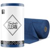 Fantasticlean Microfiber Cleaning Cloth Roll -75 Pack, Tear Away Microfiber