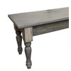 Ezekiel and Stearns Driftwood Grey English Farmhouse Bench (48)