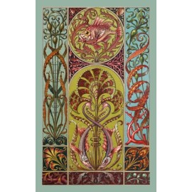 Anton Seder Art - Ocean Fish Kelp - BIG MAGNET 3.5 x 5 inches