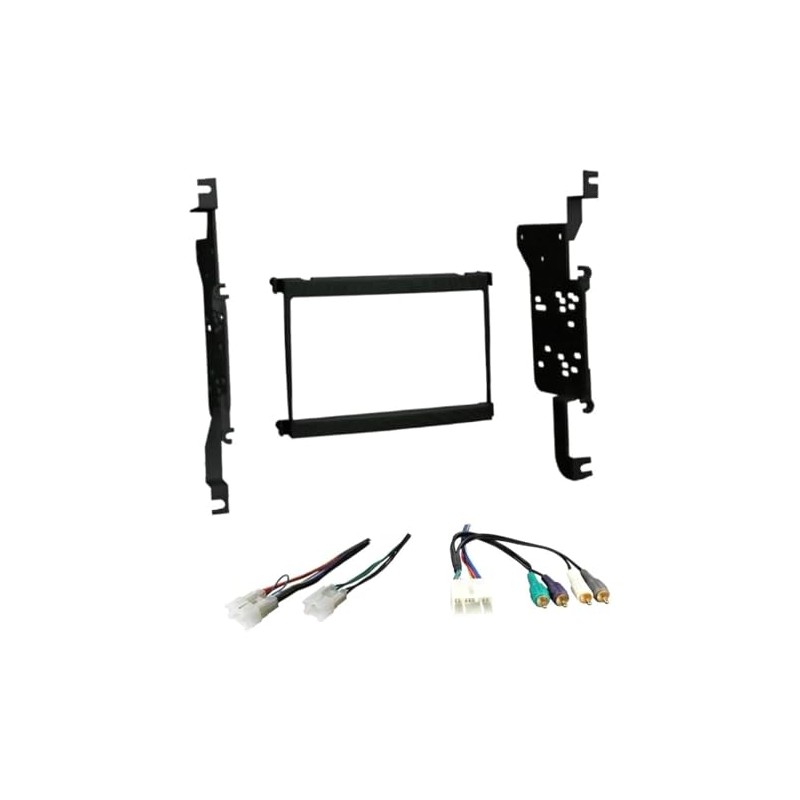 Double Din Car Stereo Radio Install Dash Kit and Connector