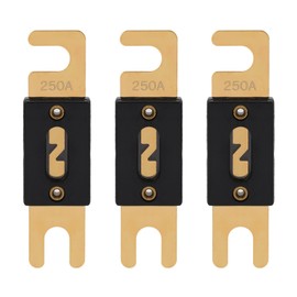 VEXUNGA ANL Fuse 250A ANL-250 Blade Fuses 250 Amp 32VDC for Car Audio Video System Safety Fuses (Pack of 3)