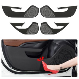 LUNQIN Car Door Anti Kick Pad for Subaru Forester 2020 2021 2022 2023 2024 Accessories Protector Mat Dirty Collision Stickers Inner Decorative