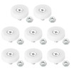 PATIKIL 25mm Drawer Rollers, 8 Pack Plastic Drawer Pulley Replacement