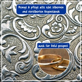 POLIBOY Silber Intensiv Pflege - Sanftes Poliermittel für Silberschmuck - 1x 200ml - Made in Germany