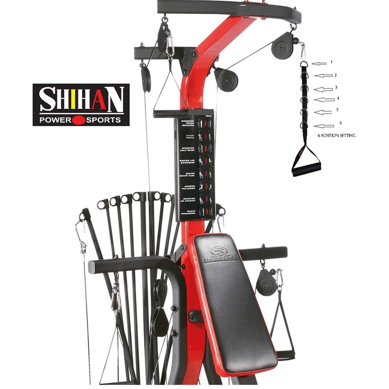 SHIHAN POWER-SPORTS 6-D STIRRUP HANDLE Adjustable Gym Machine Attachment 6-D