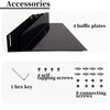 Metal Squirrel Baffle for 4x4 Post, 18 Inch Baffle for