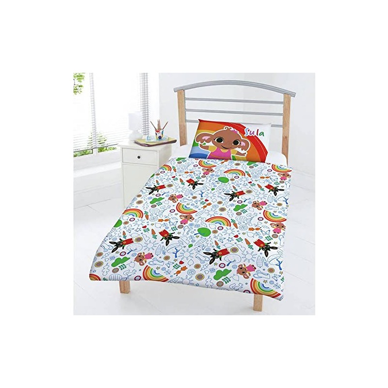 Bing Bunny Duvet Cover Set - 100% Cotton Bedding Duvet