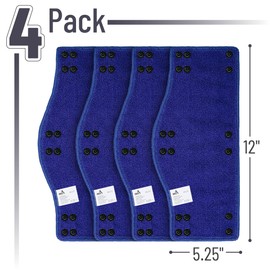 UNCO- Hard Hat Sweatband, 4 pcs, Navy Blue, Hard Hat Liner, Hard Hat Accessories, Sweatbands for Hats, Hardhat Sweatbands Washable, Reusable Hardhat Sweatbands, Sweat Bands for Hard Hats