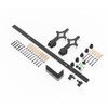 TSMST 8FT Ceiling Mount Sliding Barn Door Hardware Closet Track