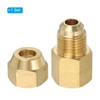 PATIKIL Brass Pipe Fitting, 1/4" G Female x 5/16" Flare