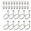 MECCANIXITY E10 Screw Base Miniature Bulbs 20 Pack 1.5V Warm