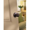 Kwikset 200P Security Series Polo Passage Door Knobset - Antique