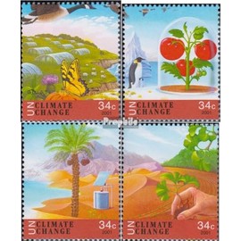UN - NEW York 884-887 (complete.issue.) fine used/cancelled 2001 Klimaänderung (Stamps for collectors) Butterflies