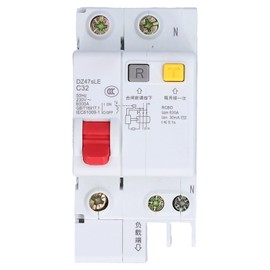 Miniature Circuit Breaker Residual Current Isolator DIN Rail Mount  32A 1P+N DZ47sLE C32