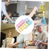 Baluue 8pcs Microfibre Dish Towels Plaid Pattern Cleaning Cloths Cotton