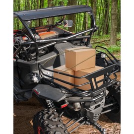 POKIAUTO Cargo Rack for ZForce 950, Heavy Duty Steel Conbined Rear Bed Enclosure Tailgate Extender Storage Rack Cargo Anchor Points for CFMOTO ZForce 950 HO EX Sport 2020-2024 Accessories