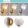 Flower Wall Sconce, LED Elegant Wall Light, Dimmable Wall Mount