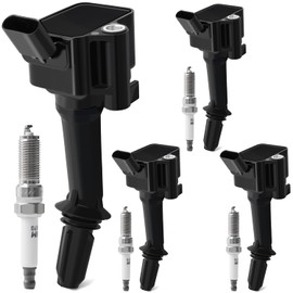 Set of 4 Ignition Coil Packs & Iridium Spark Plugs Compatible with 1.4L 1.5L L4 2016-2022 Buick Encore, Chevy Cruze Equinox Malibu Volt Trax, GMC Terrain Replace UF802 & 91970