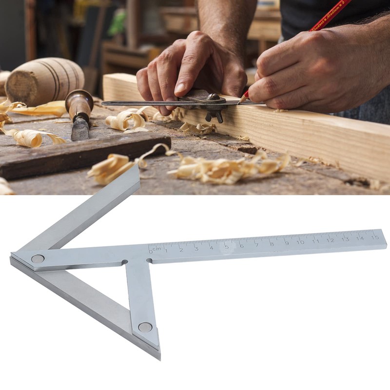 150 x 130 mm Centring Angle Centre Finder, Centre Marking