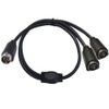 Traovien S-Video 8 Pin Mini DIN Y Splitter Cable, Mini