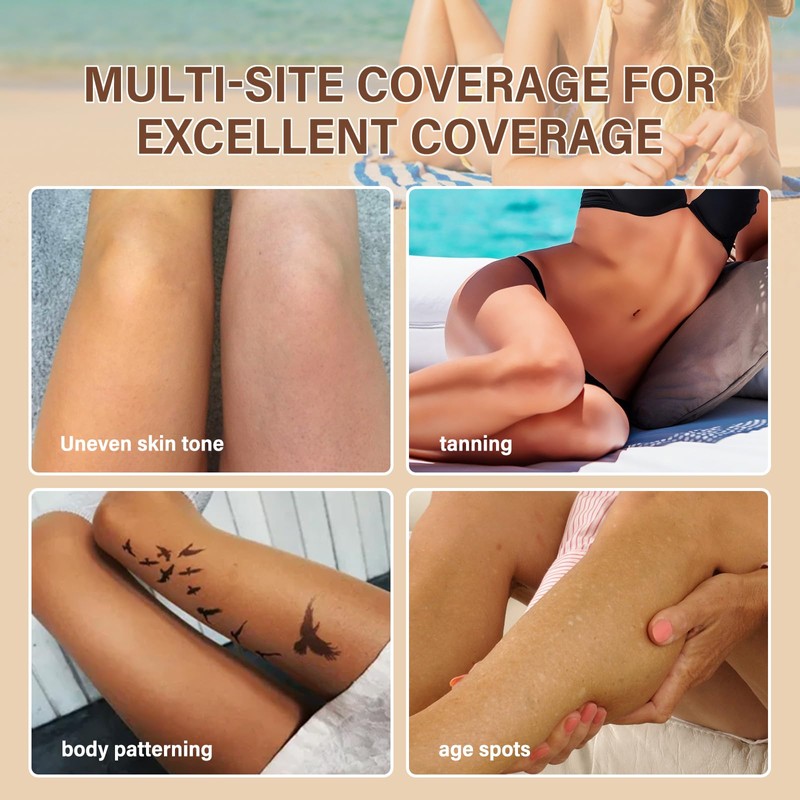Boobeen Leg & Body Makeup Foundation, Waterproof Cover Up Leg