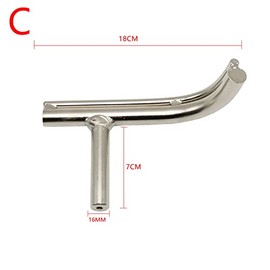 Woodturning Lathe Tool Rest For Wood Lathe Woodworking Special-Shaped Lathe Curved Turning Tools Lathe Tool Rest (C Type)