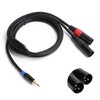 3.5mm Male to 2 XLR Male Cable Audio Line Cable