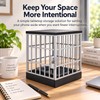 Phone Lock Box for Screen-Free Time – Plastic Locking Cage